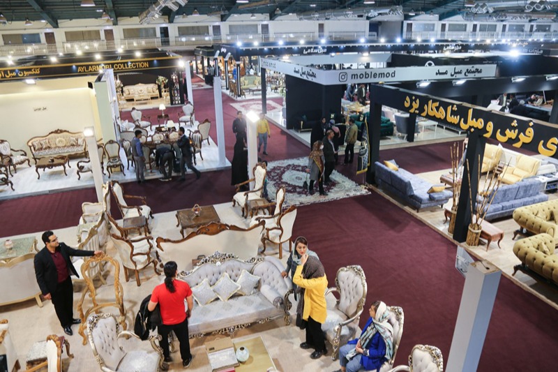 Sada and Sima news agency report from Yazd furniture exhibition