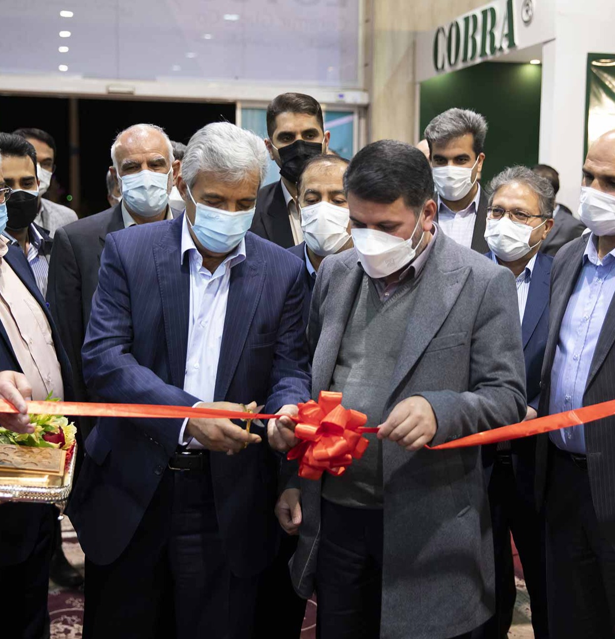 سیزدهمین نمایشگاه بین‌المللی کاشی و سرامیک، ماشین آلات و صنایع وابسته یزد افتتاح شد.